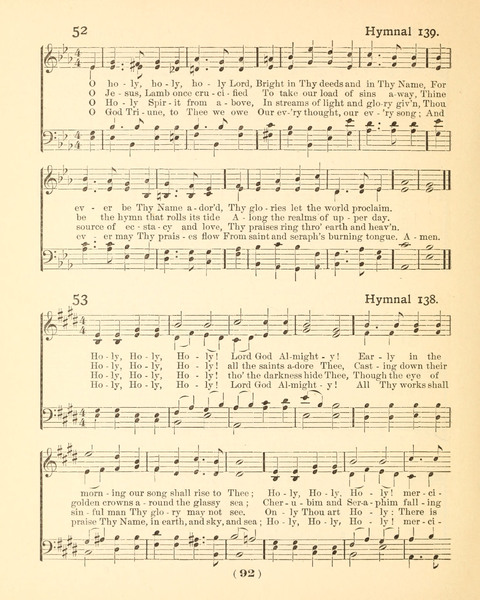 Prayer Book and Hymnal for the Sunday School page 92