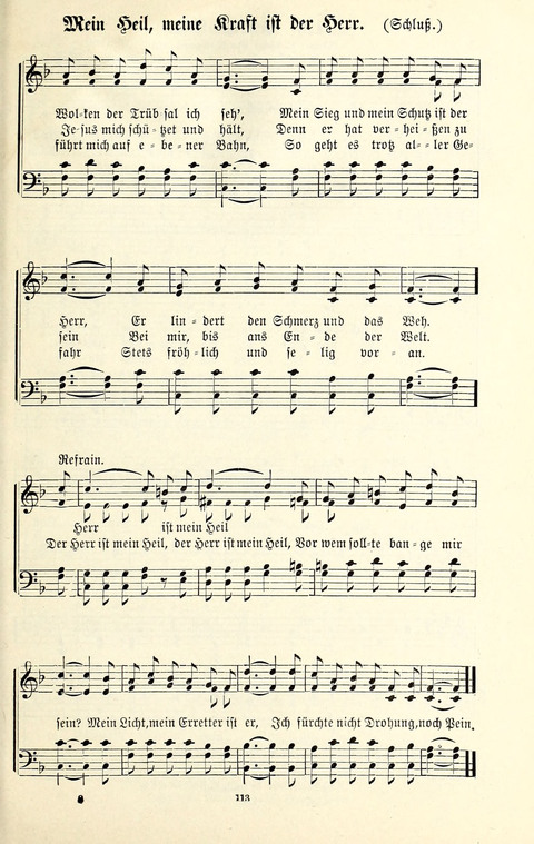 Perlen und Blüthen: Liederbuch zum Gebrauch in der Deutsch-Amerikanischen Sonntags-Schule page 111
