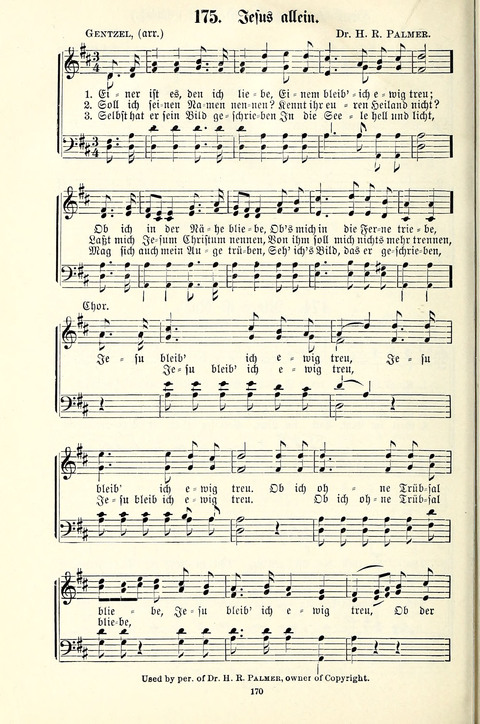 Perlen und Blüthen: Liederbuch zum Gebrauch in der Deutsch-Amerikanischen Sonntags-Schule page 168