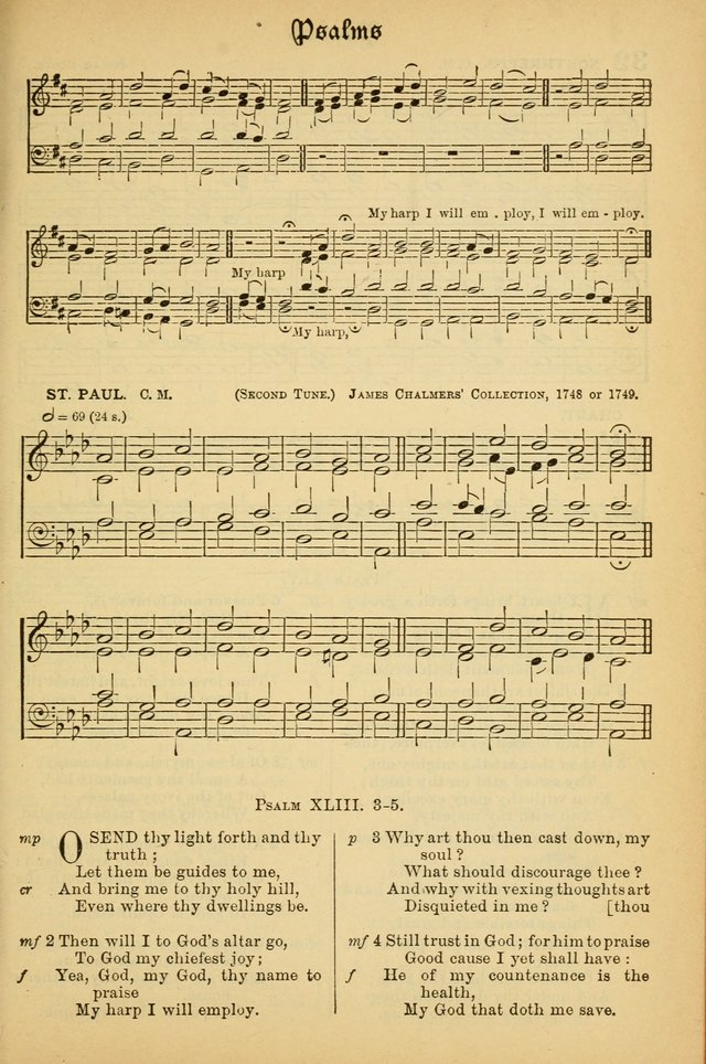 The Presbyterian Book of Praise: approved and commended by the General Assembly of the Presbyterian Church in Canada; With tunes; Part I. Selections from the Psalter. Part II. The Hymnal, rev, and en. page 31