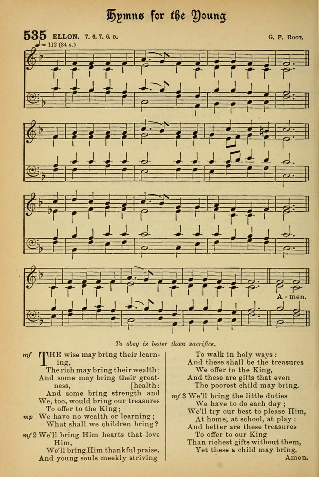 The Presbyterian Book of Praise: approved and commended by the General Assembly of the Presbyterian Church in Canada; With tunes; Part I. Selections from the Psalter. Part II. The Hymnal, rev, and en. page 722