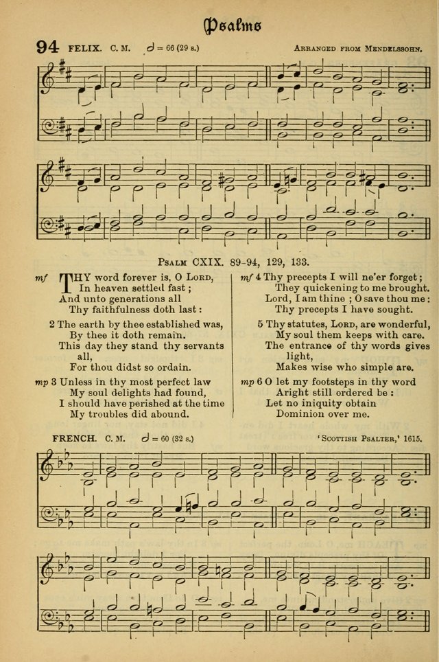 The Presbyterian Book of Praise: approved and commended by the General Assembly of the Presbyterian Church in Canada; With tunes; Part I. Selections from the Psalter. Part II. The Hymnal, rev, and en. page 92