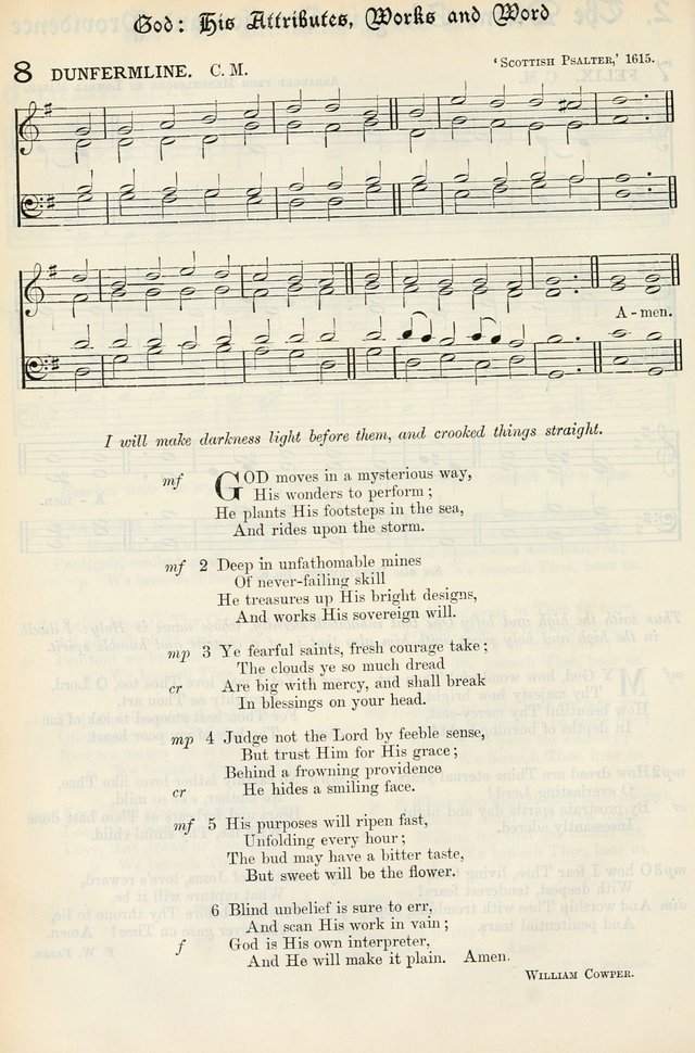 The Presbyterian Book of Praise: approved and commended by the General Assembly of the Presbyterian Church in Canada, with Tunes page 122