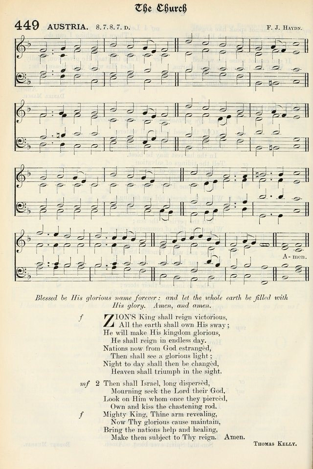 The Presbyterian Book of Praise: approved and commended by the General Assembly of the Presbyterian Church in Canada, with Tunes page 542