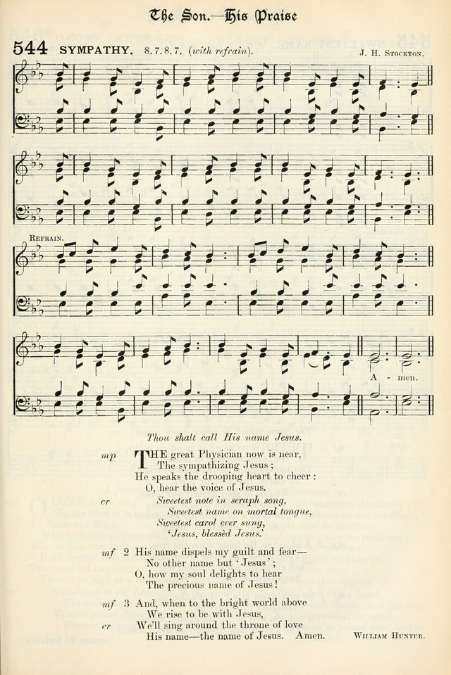 The Presbyterian Book of Praise: approved and commended by the General Assembly of the Presbyterian Church in Canada, with Tunes page 633