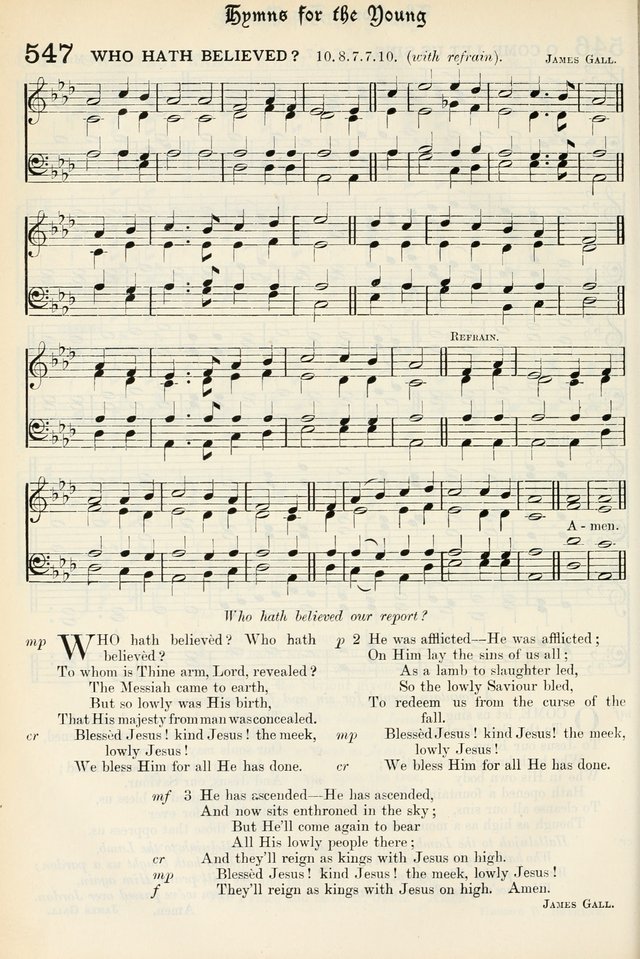 The Presbyterian Book of Praise: approved and commended by the General Assembly of the Presbyterian Church in Canada, with Tunes page 636