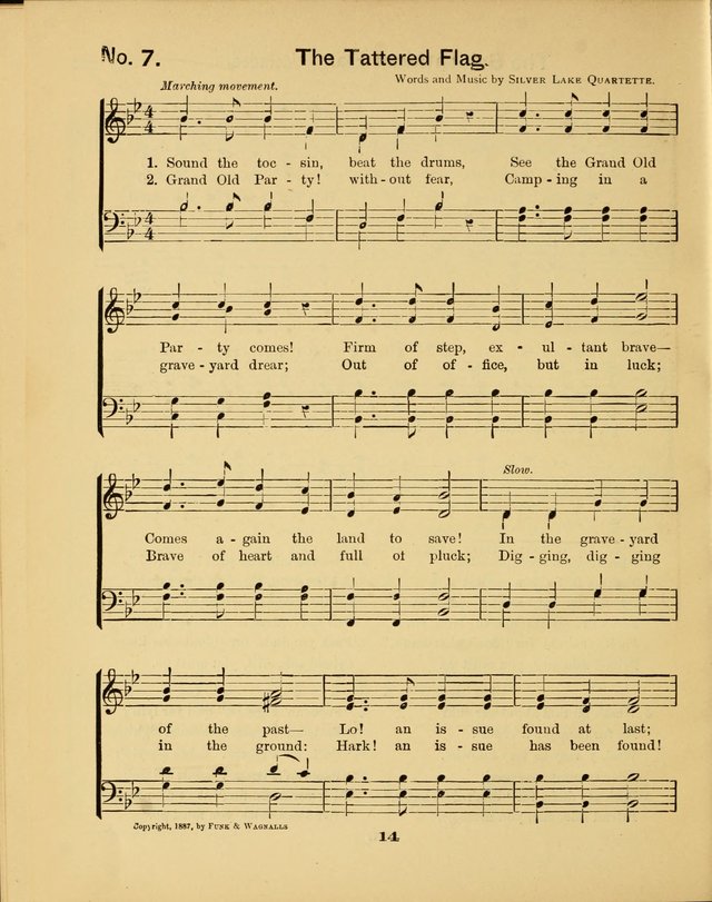 Prohibition Bells and Songs of the New Crusade: for Temperance Organizations, Reform Clubs, Prohibition Camps, and Political Campaigns page 14