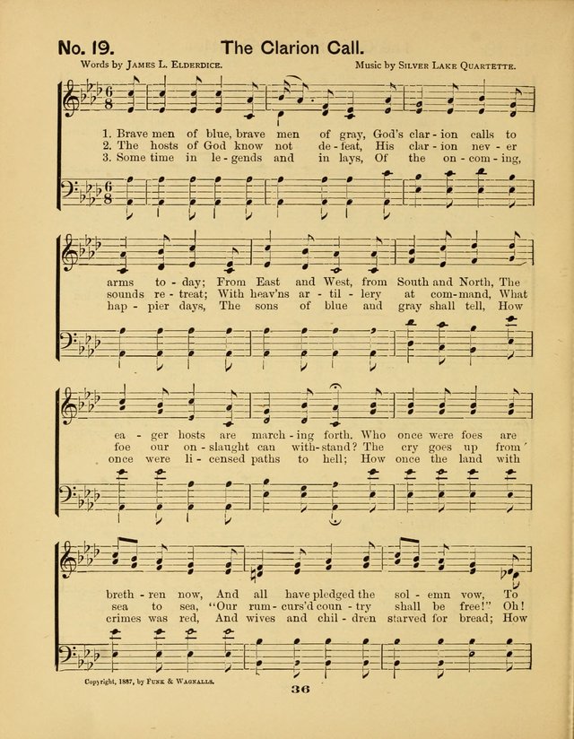 Prohibition Bells and Songs of the New Crusade: for Temperance Organizations, Reform Clubs, Prohibition Camps, and Political Campaigns page 36