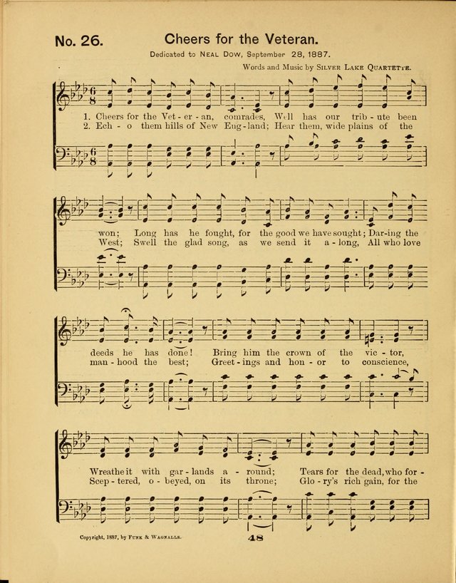 Prohibition Bells and Songs of the New Crusade: for Temperance Organizations, Reform Clubs, Prohibition Camps, and Political Campaigns page 48