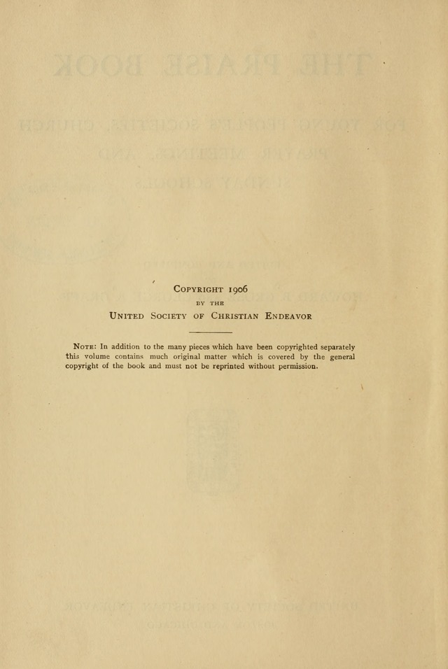 The Praise Book: for Young People