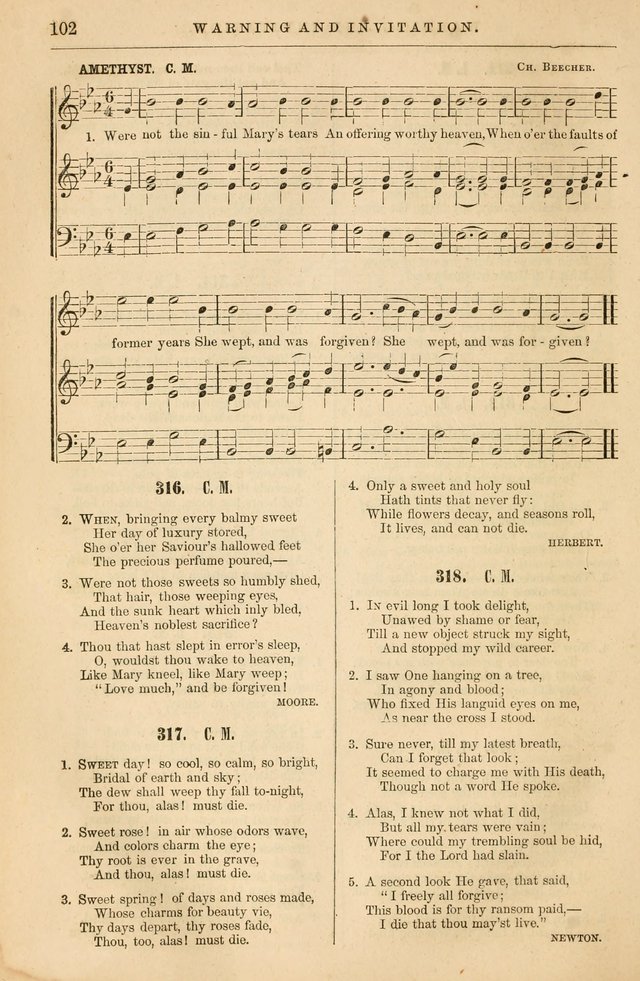 Plymouth Collection of Hymns and Tunes; for the use of Christian Congregations page 121