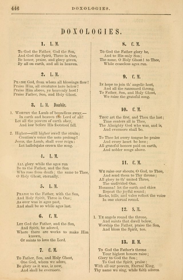 Plymouth Collection of Hymns and Tunes; for the use of Christian Congregations page 465