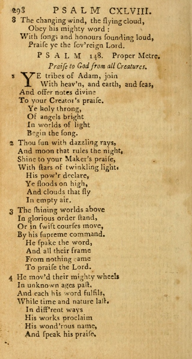 Psalms: carefully suited to the Christian worship in the United States of America: being an improvement of the old versions of the Psalms of David page 274