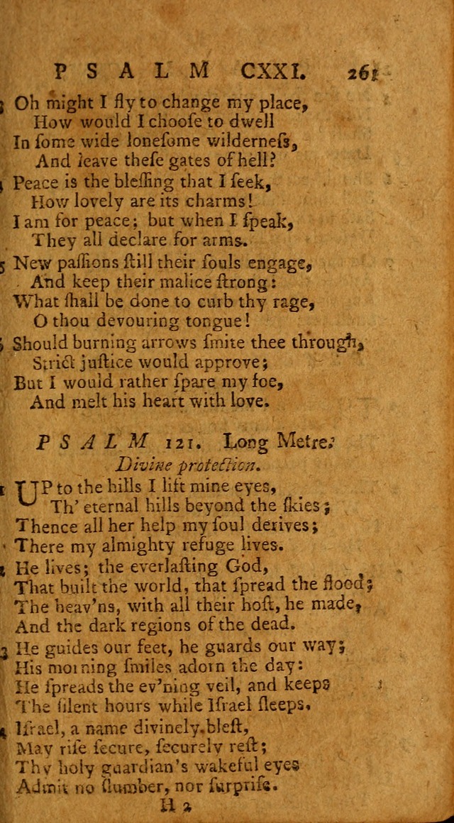 Psalms, carefully suited to the Christian worship in the United States of America: being an improvement of the old version of the Psalms of David ; allowed by the reverend Synod of New York and Philad page 263