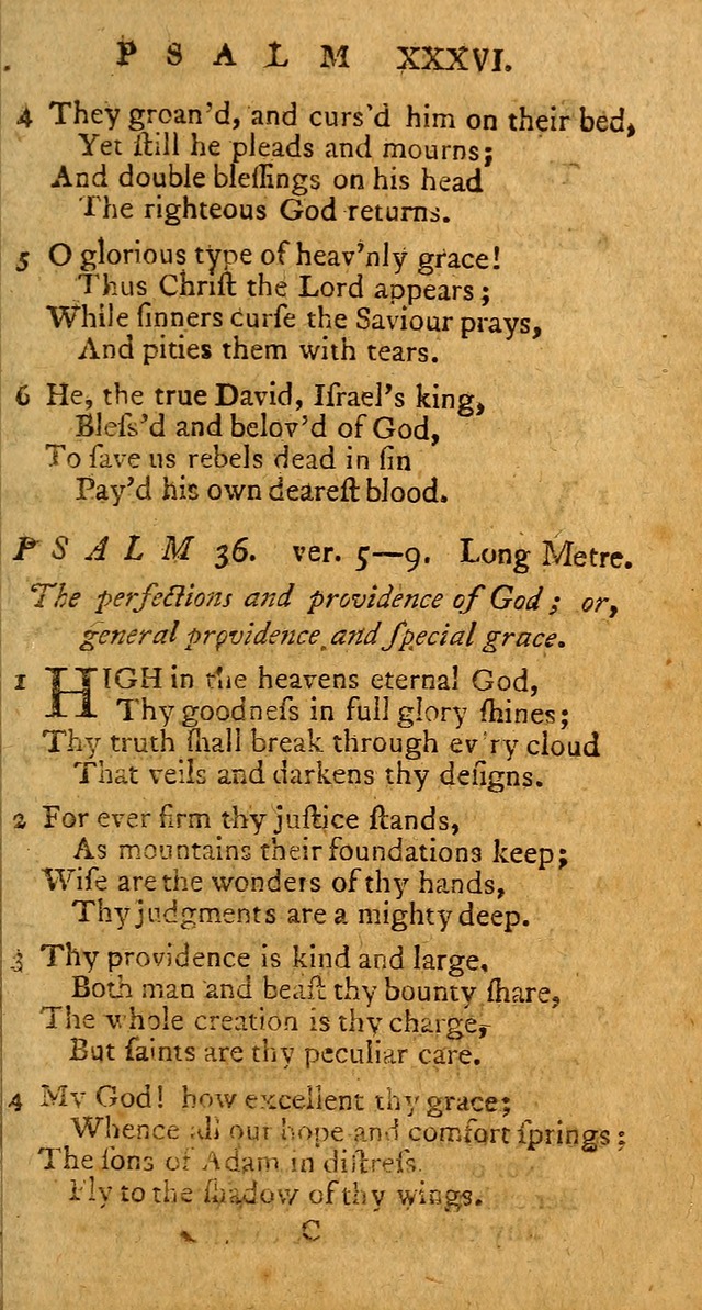 Psalms, carefully suited to the Christian worship in the United States of America: being an improvement of the old version of the Psalms of David ; allowed by the reverend Synod of New York and Philad page 73