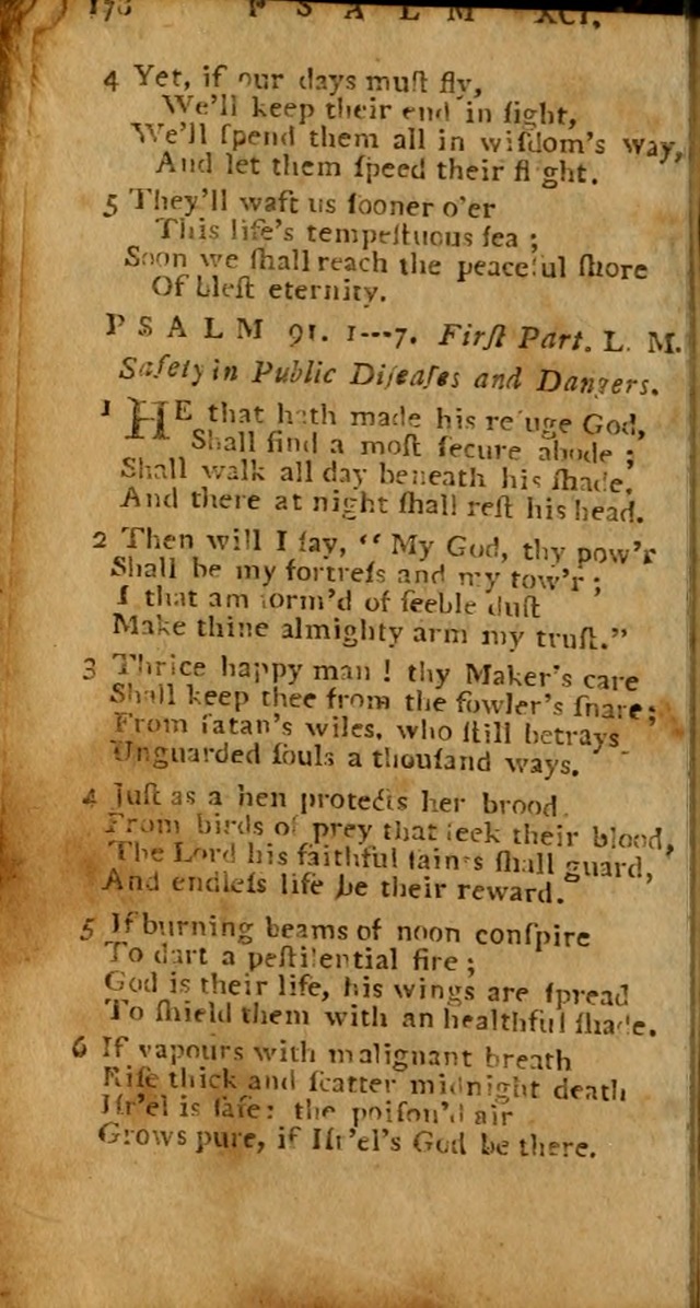Psalms carefully suited to the Christian worship in the United States of America: being an improvement of the old versions of the Psalms of David ; a page 178