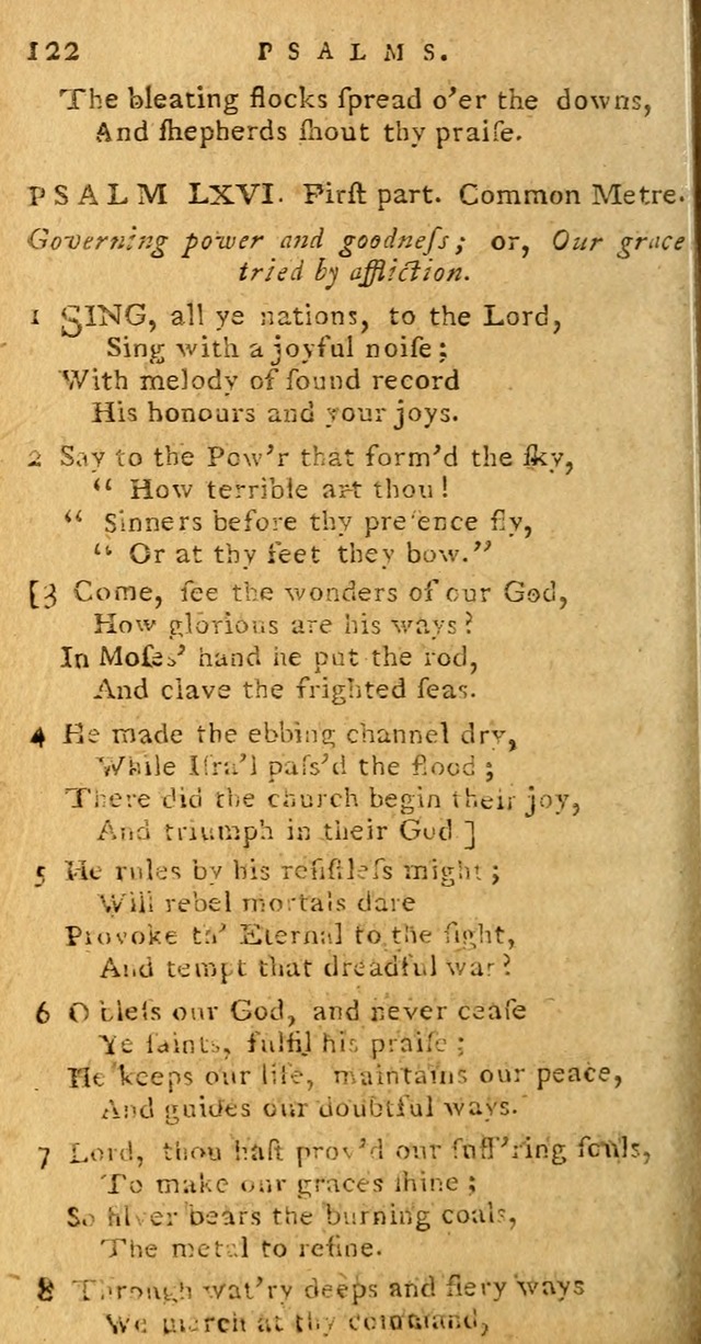Psalms carefully suited to the Christian worship in the United States of America: being Dr. Watts