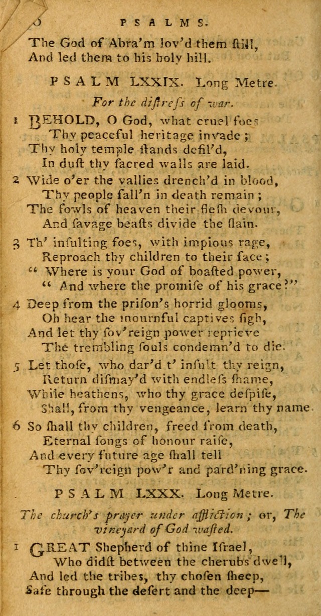Psalms carefully suited to the Christian worship in the United States of America: being Dr. Watts