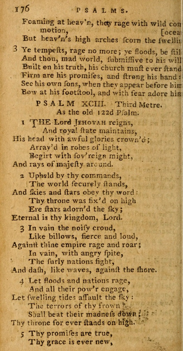 Psalms carefully suited to the Christian worship in the United States of America: being Dr. Watts