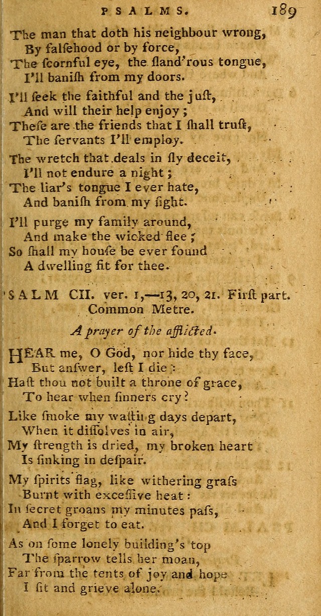 Psalms carefully suited to the Christian worship in the United States of America: being Dr. Watts