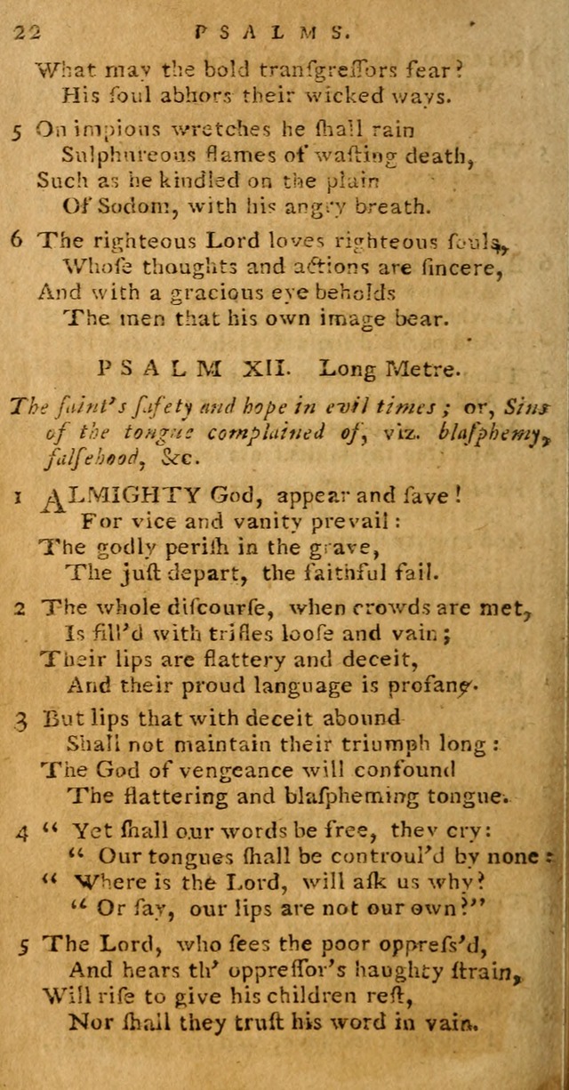 Psalms carefully suited to the Christian worship in the United States of America: being Dr. Watts
