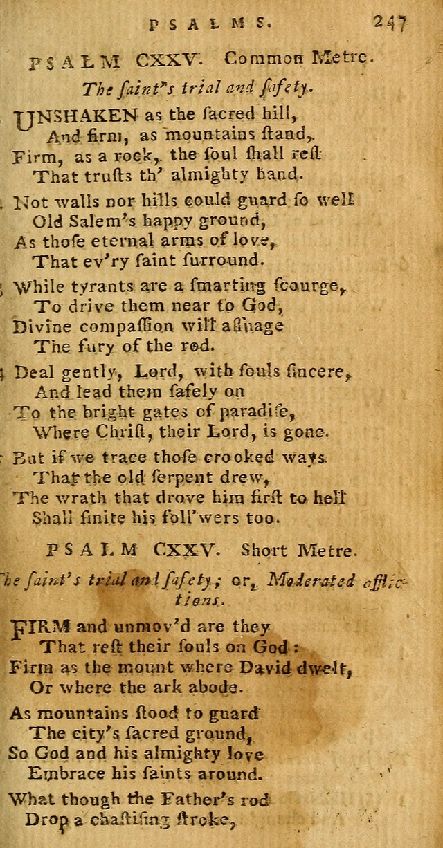Psalms carefully suited to the Christian worship in the United States of America: being Dr. Watts