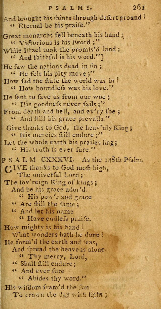 Psalms carefully suited to the Christian worship in the United States of America: being Dr. Watts