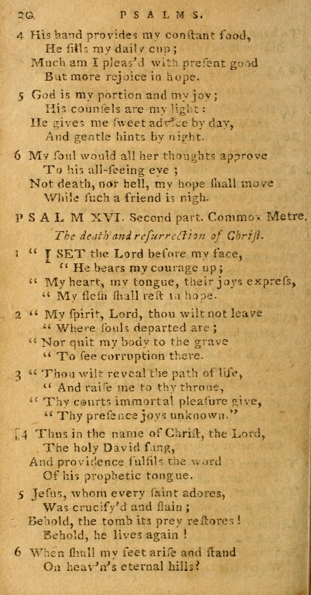 Psalms carefully suited to the Christian worship in the United States of America: being Dr. Watts