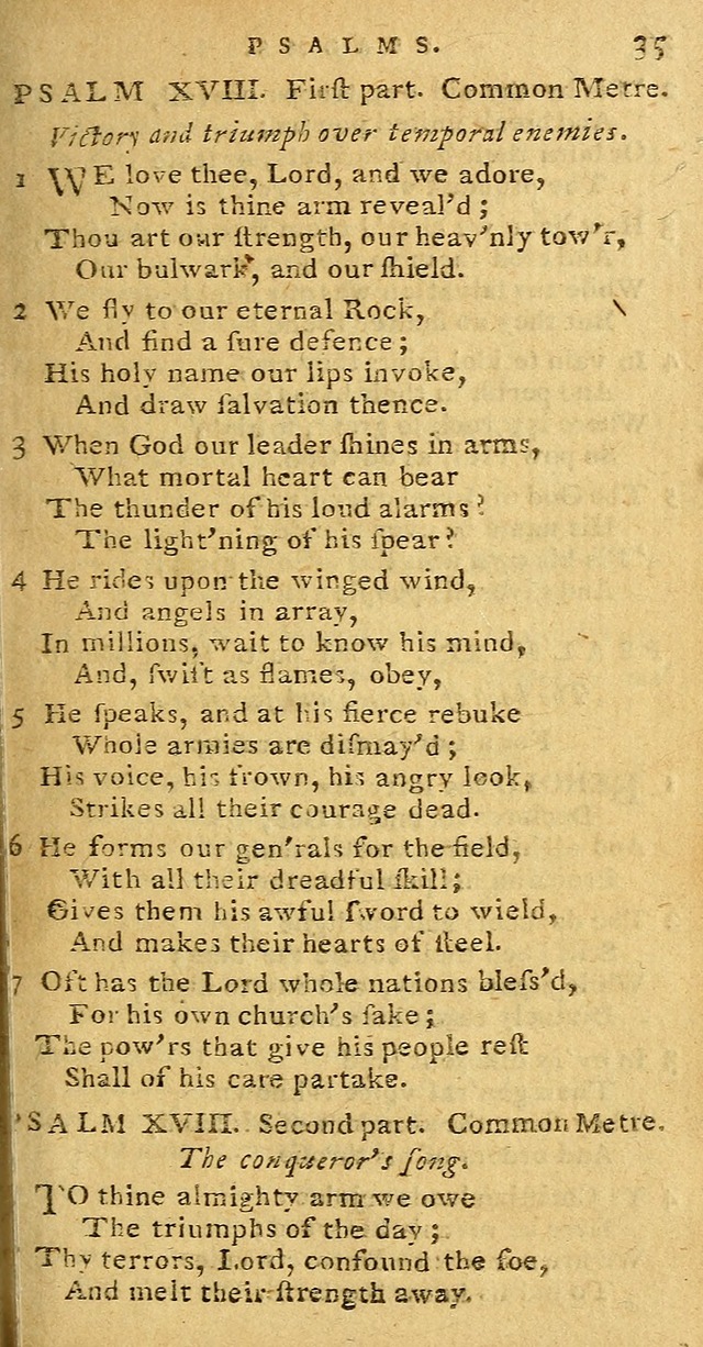 Psalms carefully suited to the Christian worship in the United States of America: being Dr. Watts