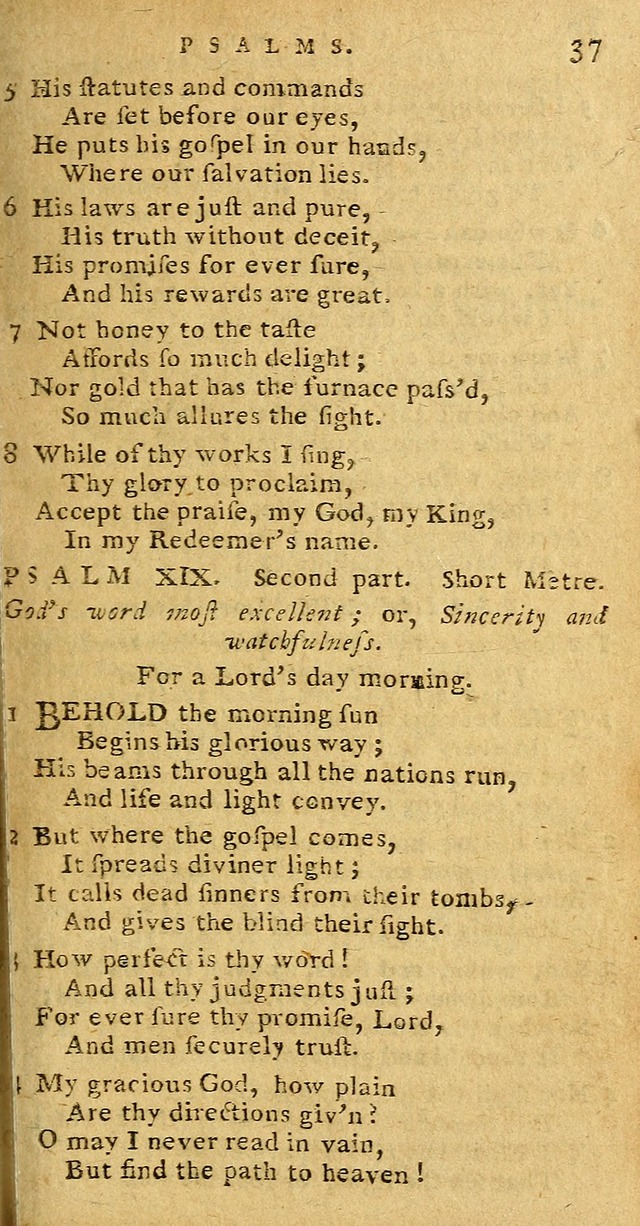 Psalms carefully suited to the Christian worship in the United States of America: being Dr. Watts