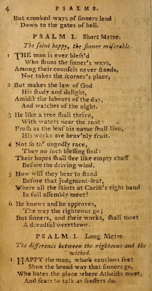 Psalms carefully suited to the Christian worship in the United States of America: being Dr. Watts