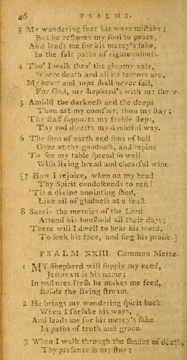 Psalms carefully suited to the Christian worship in the United States of America: being Dr. Watts