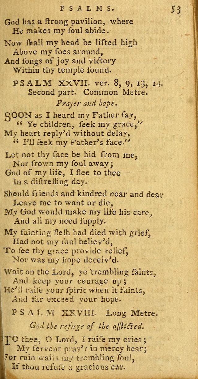 Psalms carefully suited to the Christian worship in the United States of America: being Dr. Watts