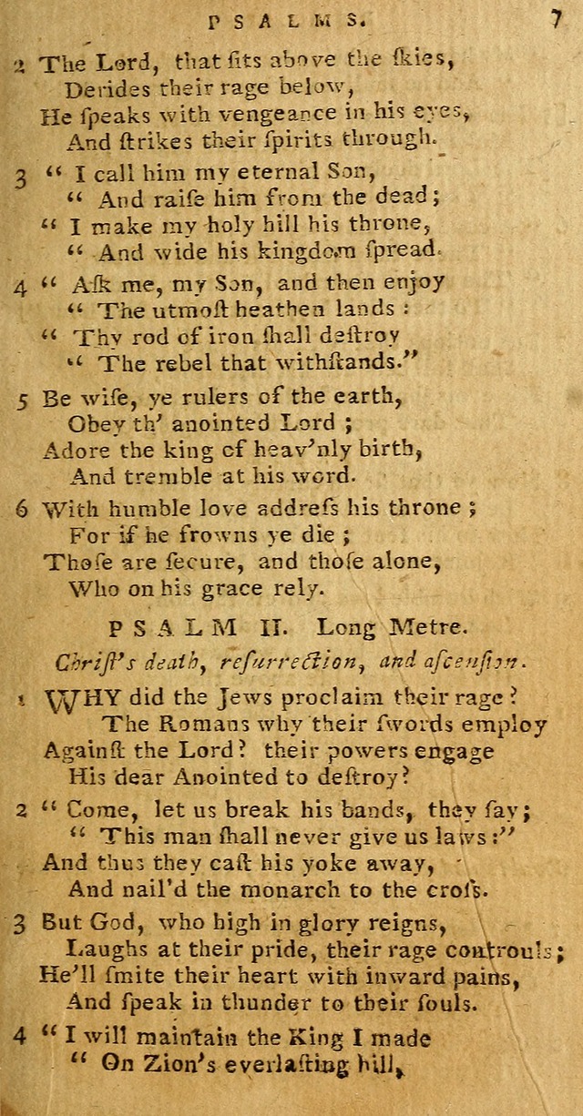 Psalms carefully suited to the Christian worship in the United States of America: being Dr. Watts