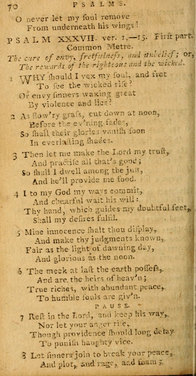 Psalms carefully suited to the Christian worship in the United States of America: being Dr. Watts
