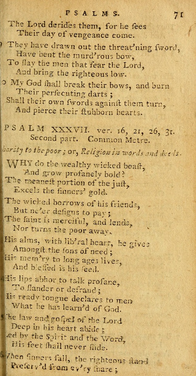 Psalms carefully suited to the Christian worship in the United States of America: being Dr. Watts