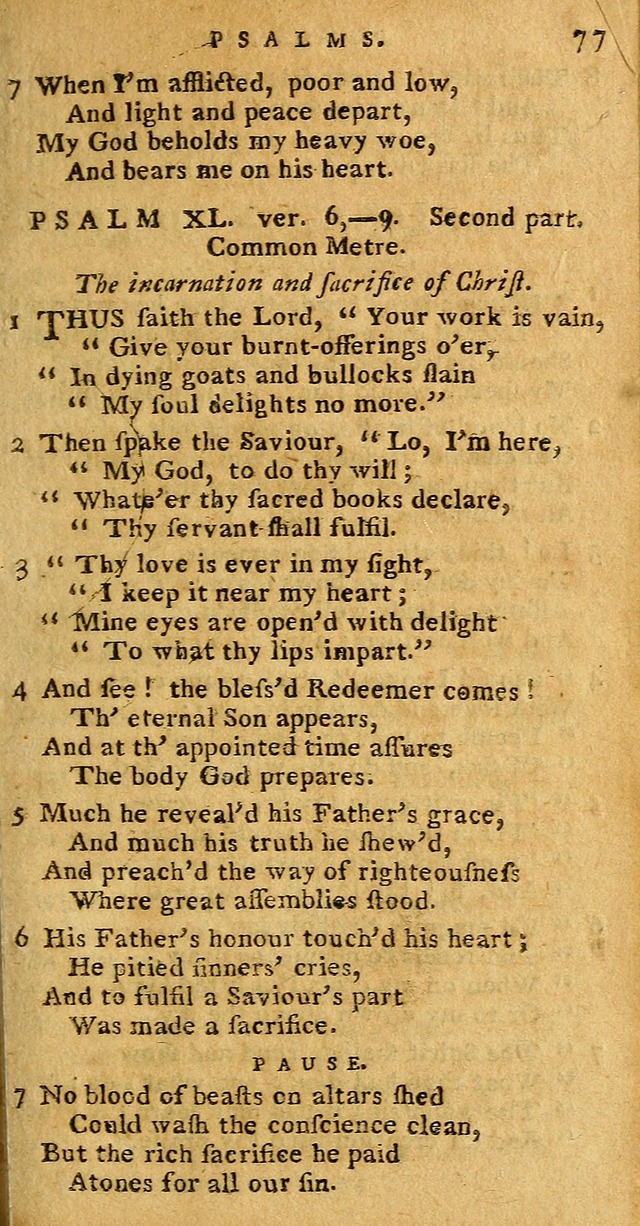 Psalms carefully suited to the Christian worship in the United States of America: being Dr. Watts