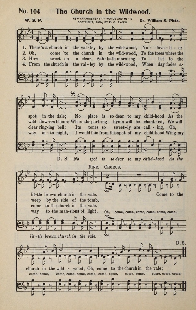 The New Praiseworthy For The Church And Sunday School 104 There S A Church In The Valley By The Wildwood Hymnary Org