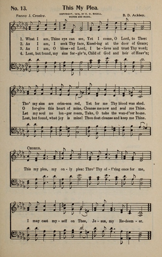The New Praiseworthy: for the Church and Sunday School page 13