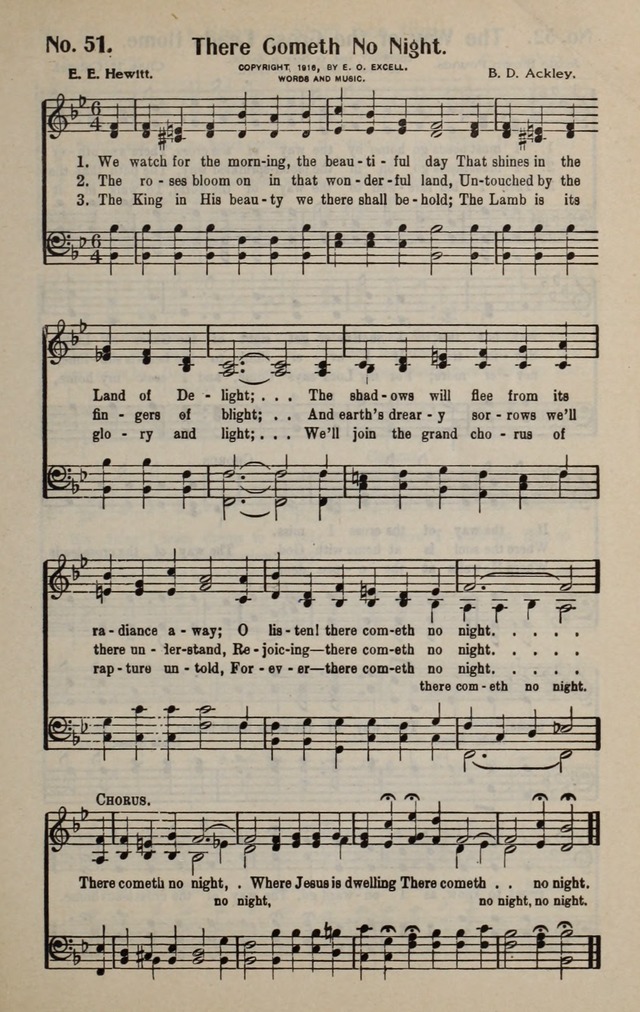 The New Praiseworthy: for the Church and Sunday School page 51