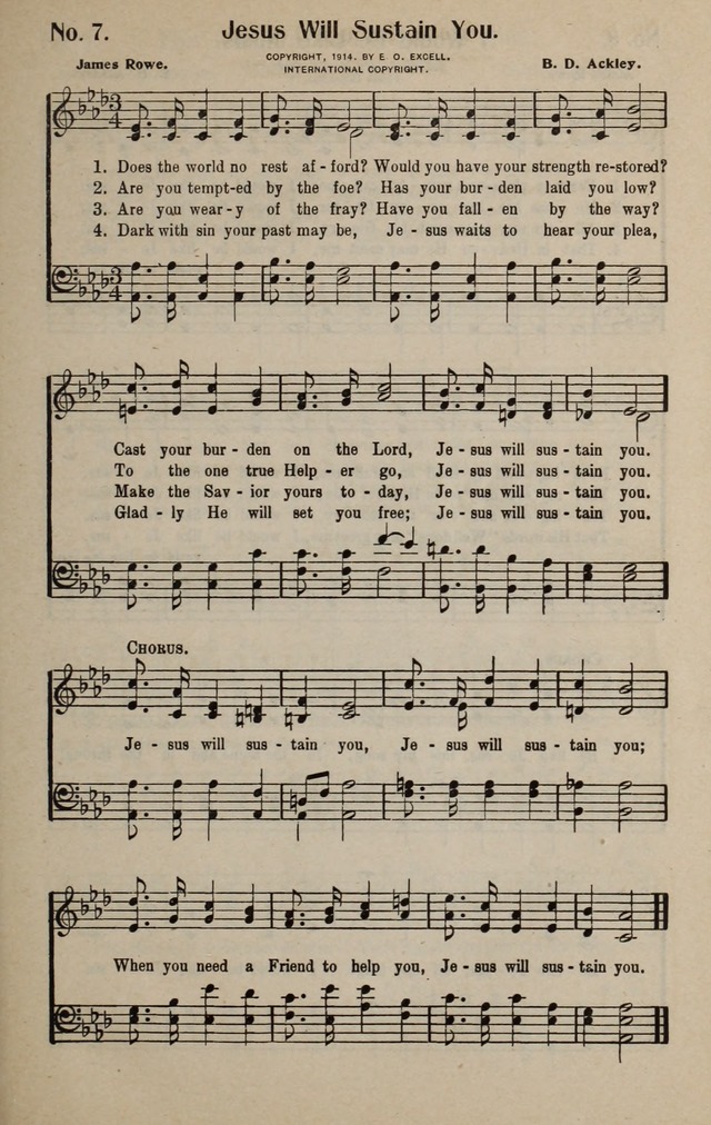 The New Praiseworthy: for the Church and Sunday School page 7