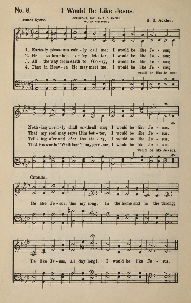 The New Praiseworthy: for the Church and Sunday School page 8