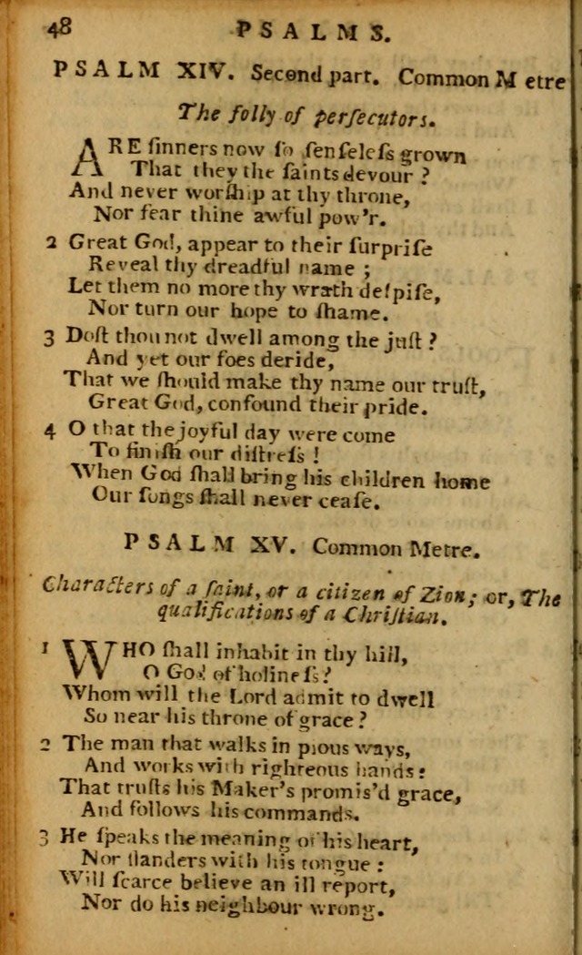 Psalms, carefully suited to the Christian worship in the United States of America: being an improvement of the old versions of the Psalms of David. page 24