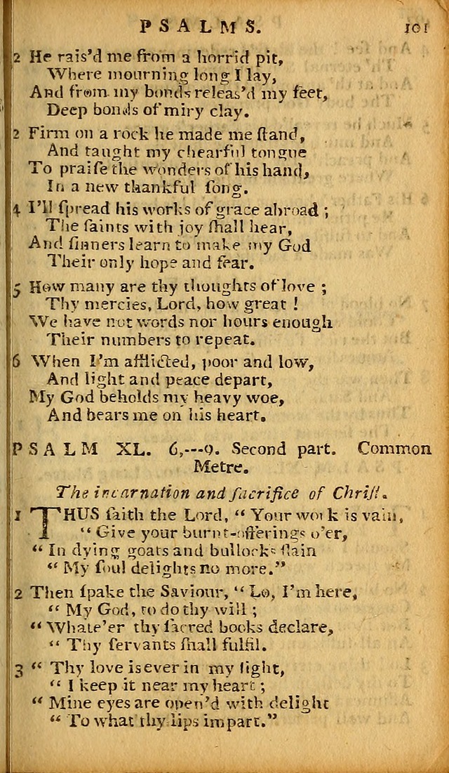 Psalms, carefully suited to the Christian worship in the United States of America: being an improvement of the old versions of the Psalms of David. page 77