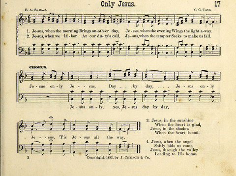 Pure Delight: a collection of Songs and Services for Sunday Schools page 17