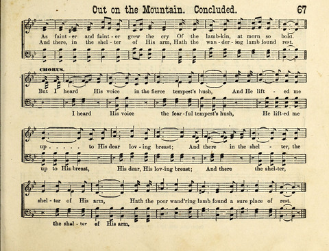 Pure Delight: a collection of Songs and Services for Sunday Schools page 67