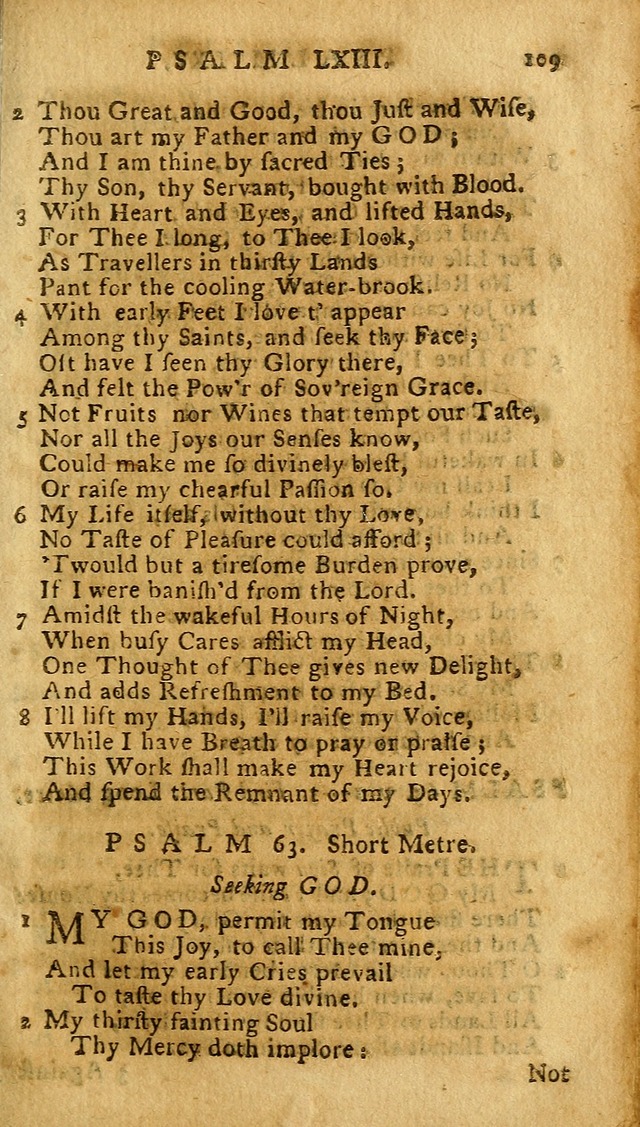 The Psalms of David: imitated in the language of the New Testament. page 109