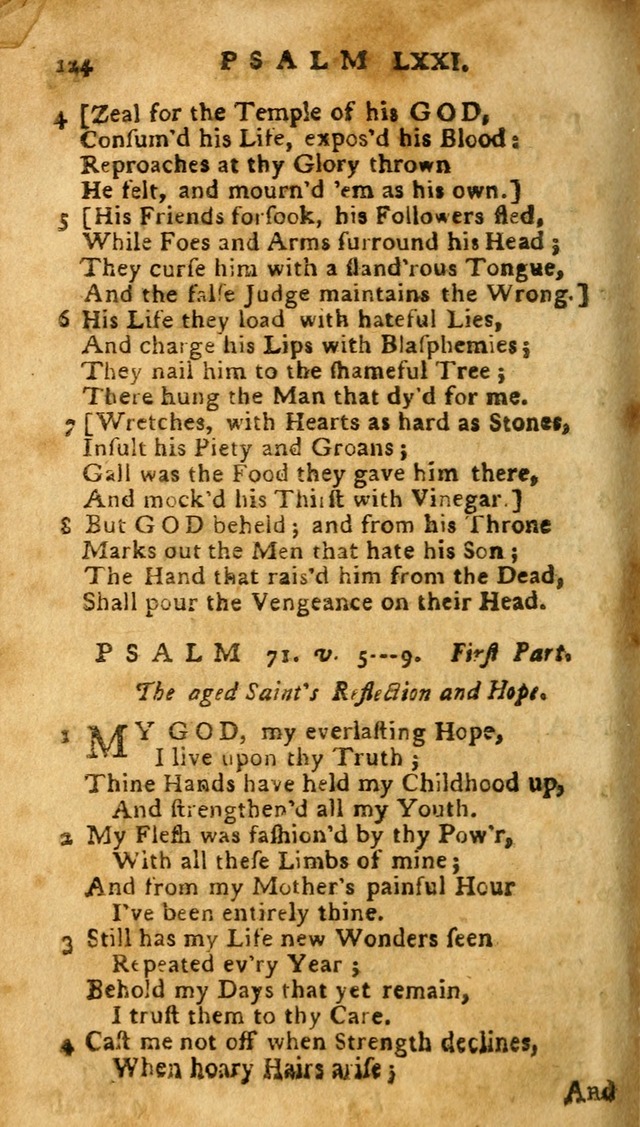 The Psalms of David: imitated in the language of the New Testament. page 124