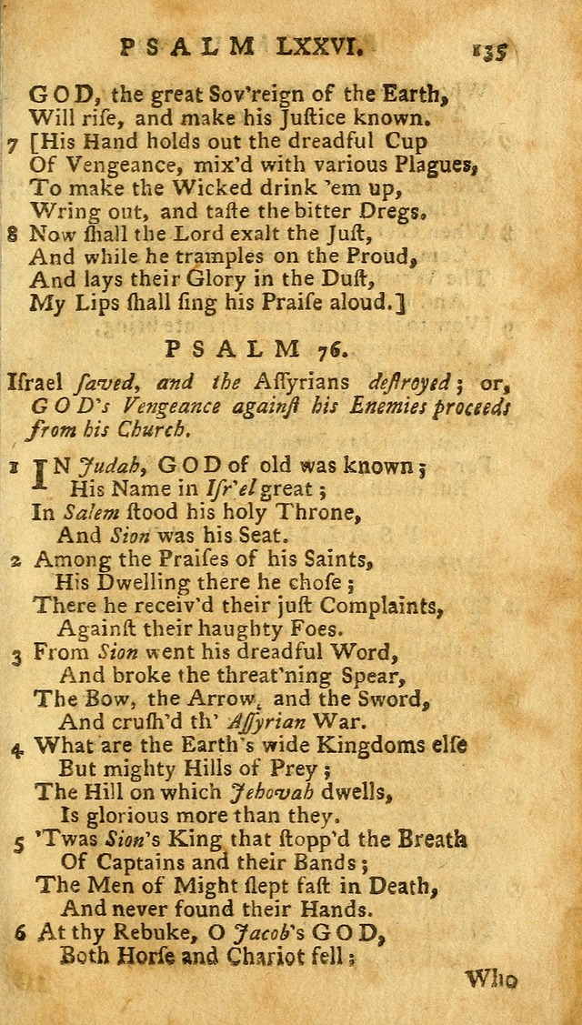 The Psalms of David: imitated in the language of the New Testament. page 135