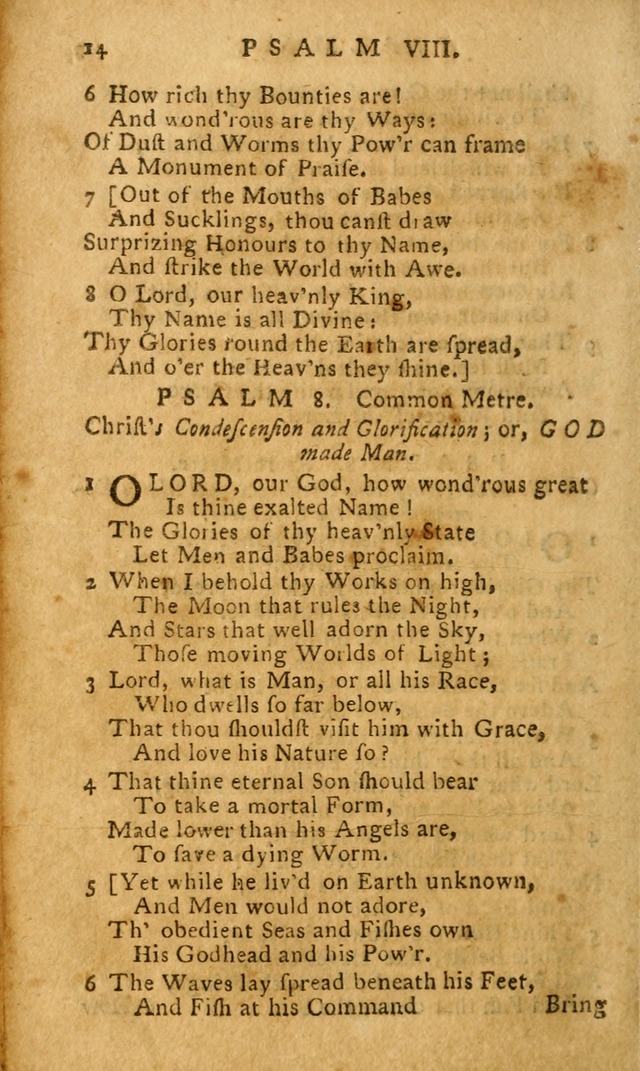 The Psalms of David: imitated in the language of the New Testament. page 14